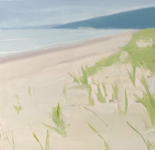 beach scene with grasses