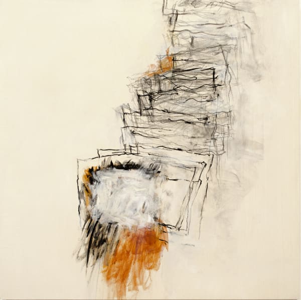 Rocío Rodríguez October 31, 2021, 2021 acrylic and pencil on panel 12 x 12 in.