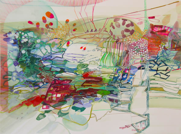 Josette Urso Willow, 2019 watercolor on paper 22 x 30 in.