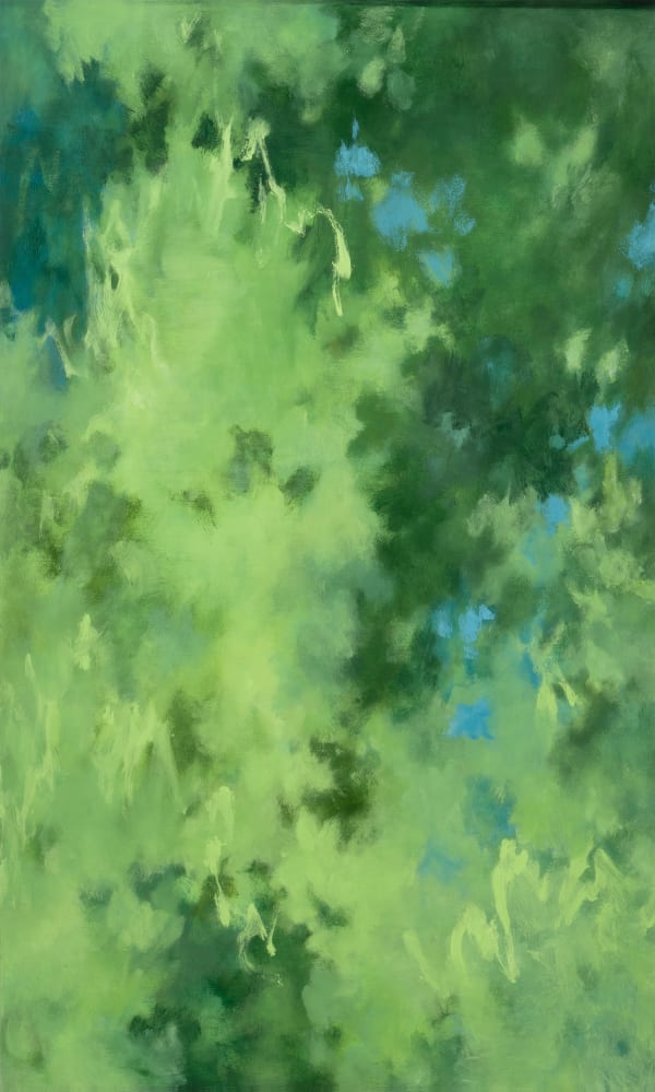 Tamar Zinn Unseen Voices 42, 2025 oil on panel 24 x 40 in.