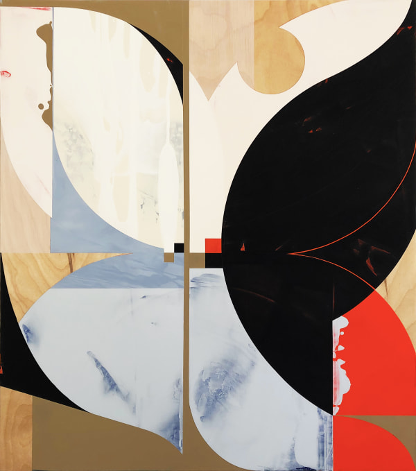 Celia Johnson na Fúire lI, 2020 acrylic on birch panel 24 x 21 in.