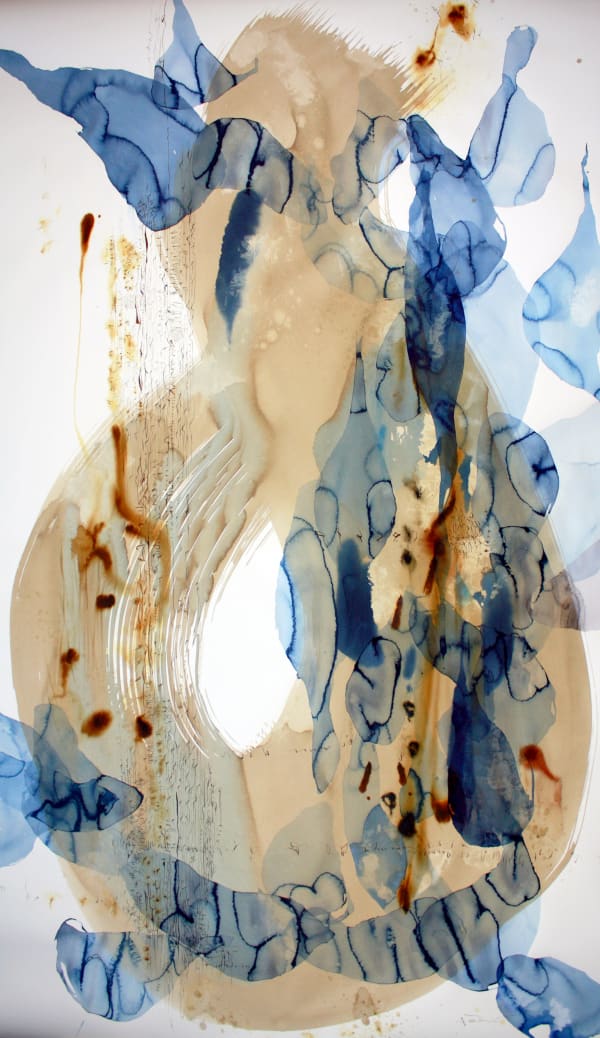 Ana Zanic Origin (W-2018-2-10), 2018 watercolor on paper 95 x 55 in.