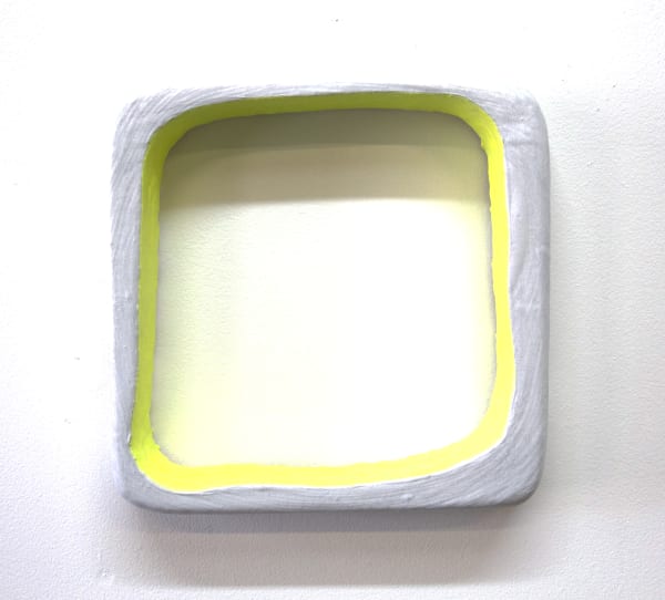 Lucas Kelly I Know It's Over , 2017 acrylic on high density foam, resin, and wood 11 x 11 x 2 in,
