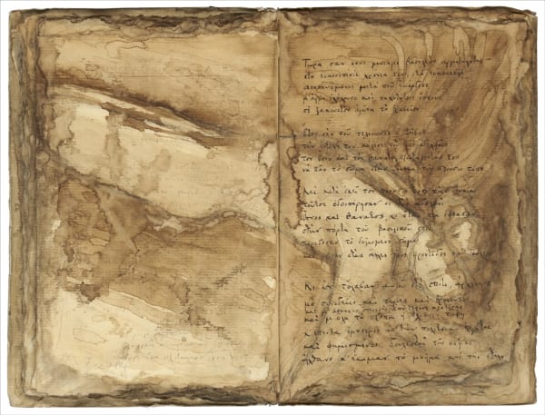 Alexandra Athanassiades Cavafy: The Funeral of Sarpedon (Book X), 2014 giclee print 13 ¾ x 17 ¾ in. 8/30 (Edition record)