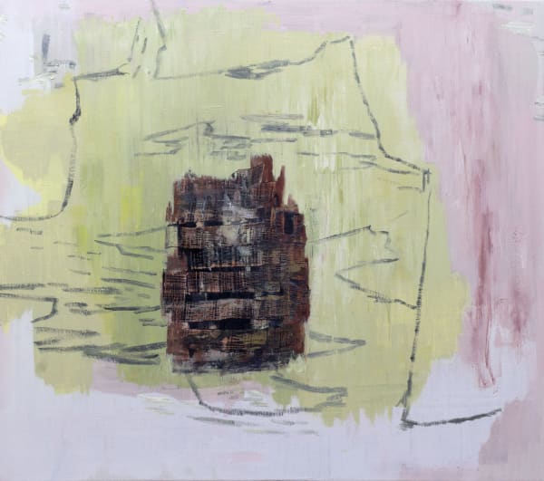 Deborah Dancy Scarab, 2021 oil on canvas 36 x 38 in.