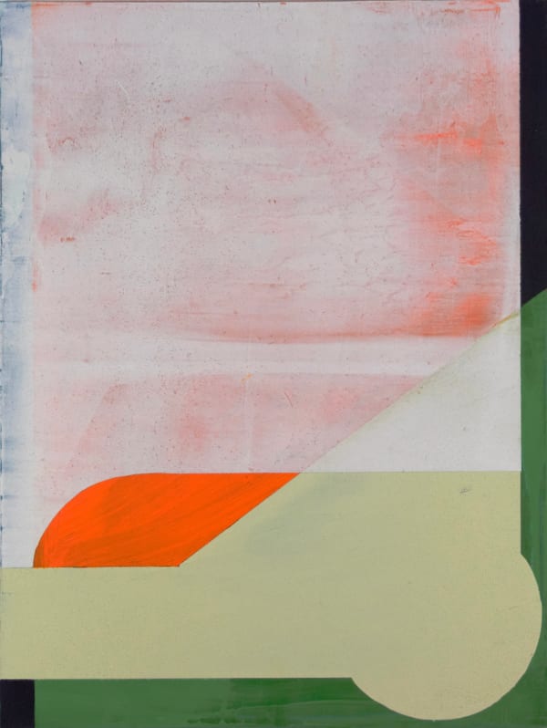 Anthony Falcetta Smp#16, 2025 acrylic, gypsum compound & spray paint on panel 16 x 12 in.