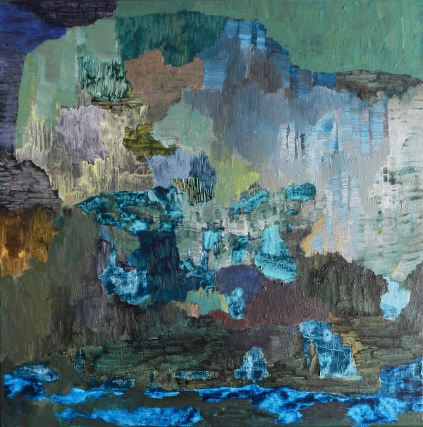 Antony Densham C11.2021, 2021 acrylic on canvas 19 x 19 in.