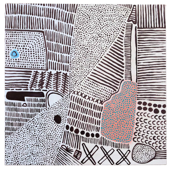 Maeve D'Arcy Something suggestive of a tendril, 2023 oil on panel 10 x 10 in.