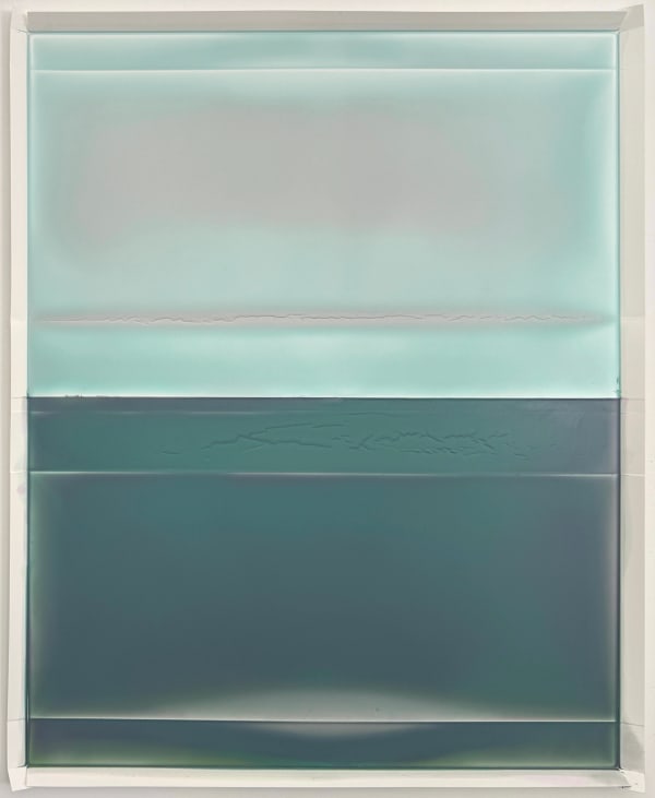 Susan English, Cascading Folds (with footer) No.75, 2025