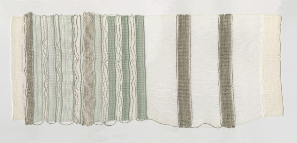 Margie Neuhaus Untitled (2018.6.29), 2018 cotton and wool 11.5 x 27.25 in.