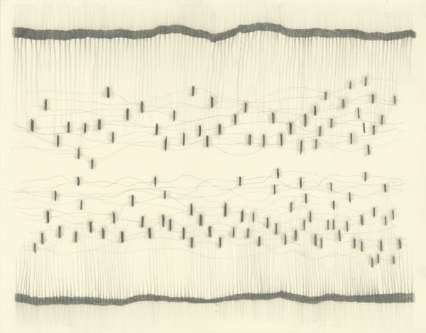 Margie Neuhaus Untitled (2023.8.19), 2023 watercolor and graphite paper 14 x 11 in.