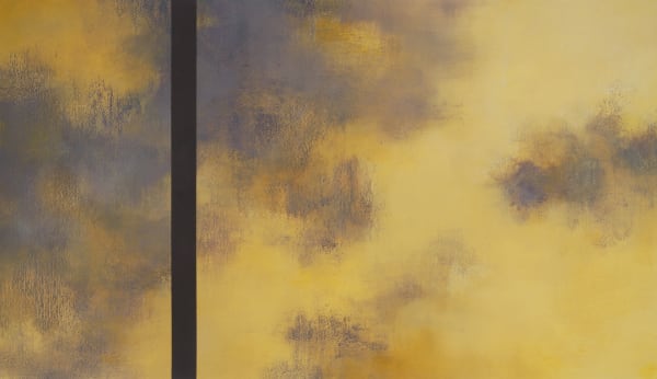 Abstract oil on paper