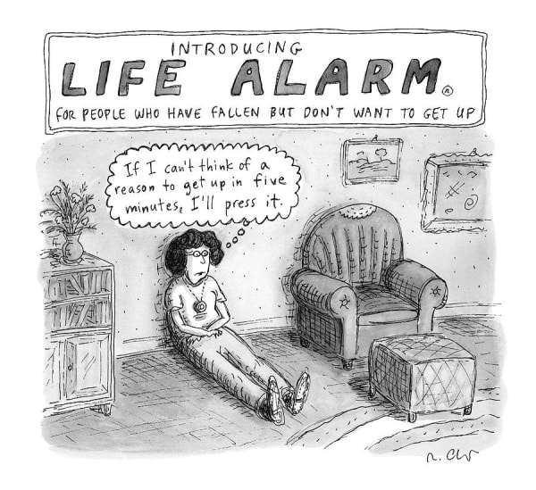 Roz Chast, Life Alarm, 2016, Oct. 3