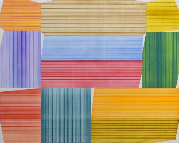 Erick Johnson Panaglide, 2022 oil on canvas 48 x 60 in.