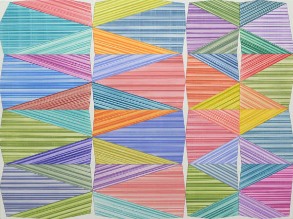 Erick Johnson Stretch Left, 2023 oil on canvas 36 x 48 in.