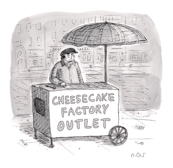 Roz Chast, Cheesecake Factory Outlet, 2025 Feb. 10