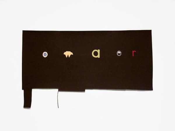 Cyrilla Mozenter Penta, 2018 Industrial wool felt hand stitched with silk thread 43.5 x 73 in.