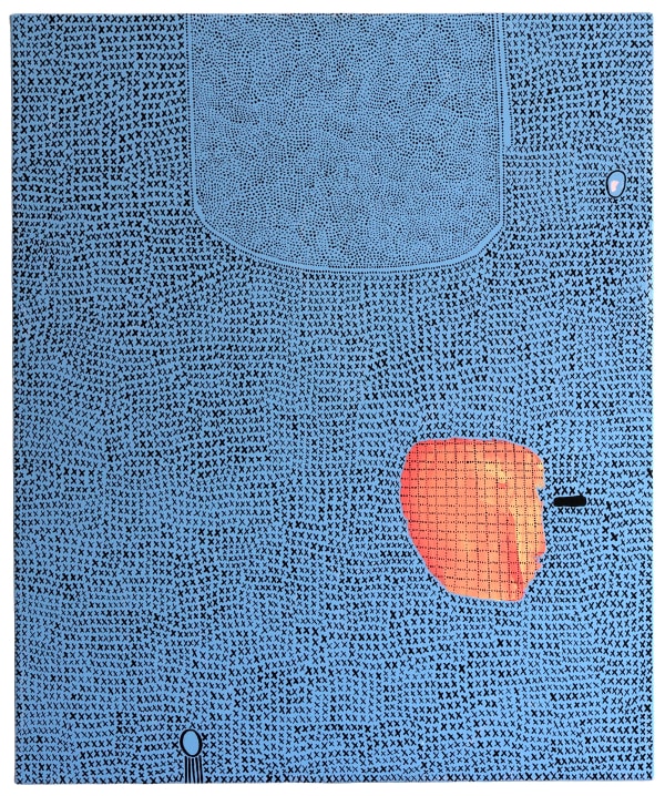 Maeve D'Arcy Freezer Burn, 2023 acrylic on canvas 24 x 20 in.