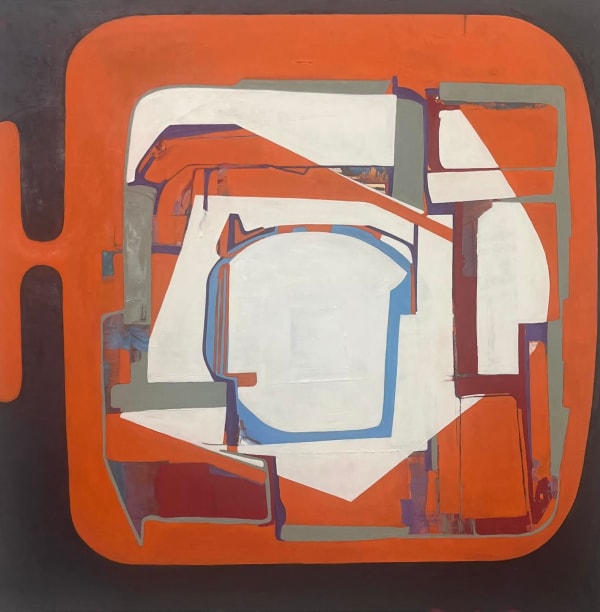 Fran Shalom Circumstantial , 2025 Oil on canvas 36 x 36 in.