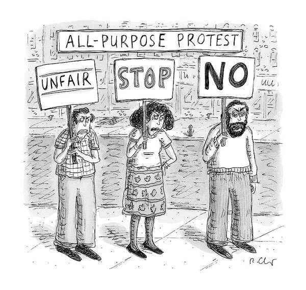 Roz Chast, All Purpose Protest, 2014 February 3