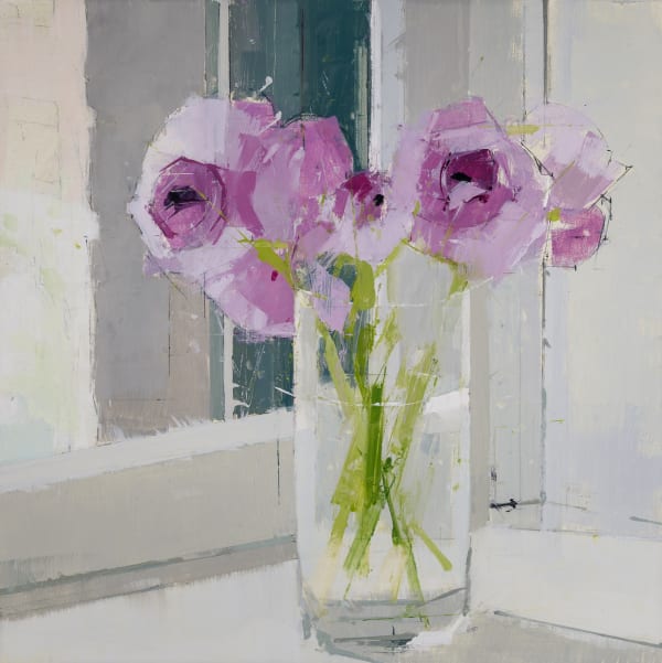 Lisa Breslow Afternoon, 2019 oil and pencil on panel 16 x 16 in. SOLD