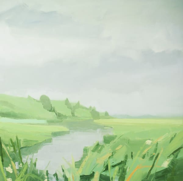 Sara MacCulloch Marsh, 2014 oil on canvas 48 x 48 in.