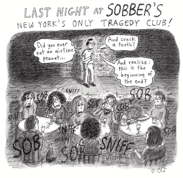 Roz Chast, Last Night at Sobbers, 2018, Oct. 29
