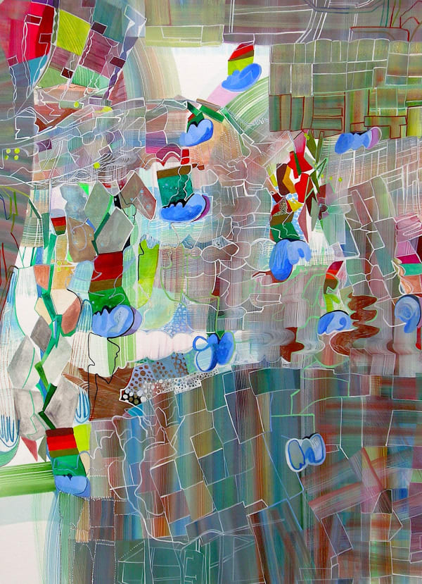 Josette Urso Bluebell, 2024 watercolor on paper 30 x 24 in.