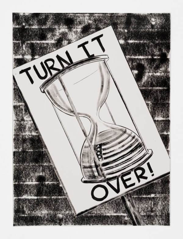 Turn It Over , 2020 ink on paper 30 x 22 inches