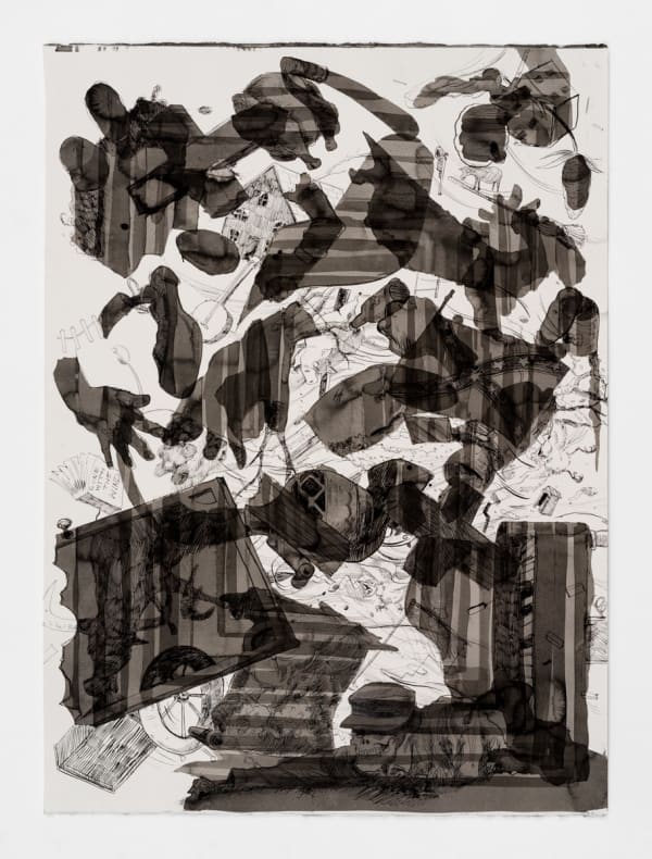 Always Rising, 2020 ink on paper 30 x 22 inches