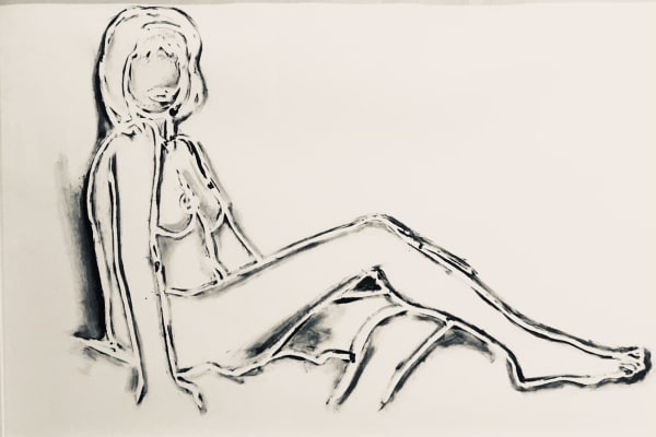 Tom Wesselmann, Monica Sitting, One Leg On The Other - HC 5/6, 1994