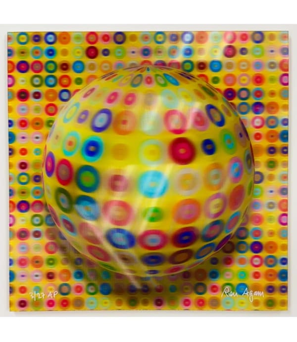 Ron Agam, Yellow Planet II - AP 3/27, 2022