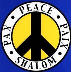 Robert Indiana, The Tel Aviv Peace 39/50, 2004