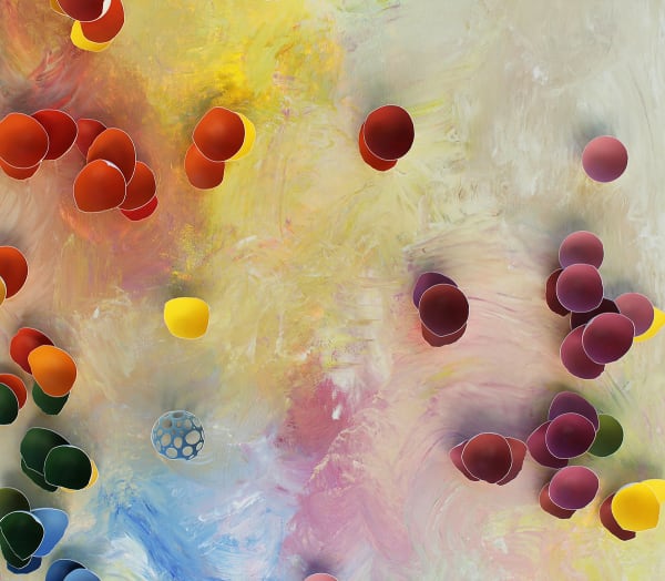 Larisa Safaryan, Floating Dreams Diptyque, 2023