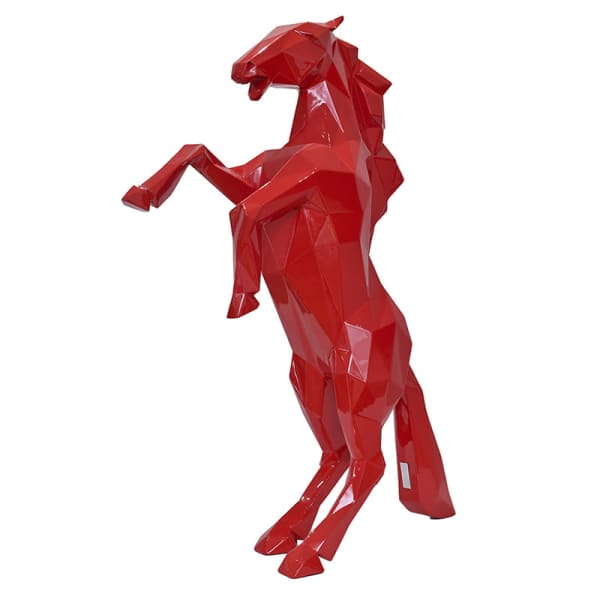 Richard Orlinski, Prancing Horse Red 110cm EA III/IV, 2022