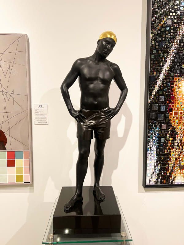 Carole A. Feuerman, Dr. Frank (Table-top) w/ 24K Gold Leaf Cap , 2022