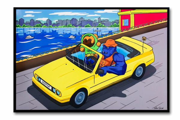 Richard Orlinski, Painting - Kong Voiture (Ozuna NFT collaboration), 2021