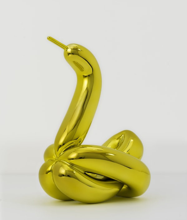 Jeff Koons, Balloon Swan (Yellow), 2017