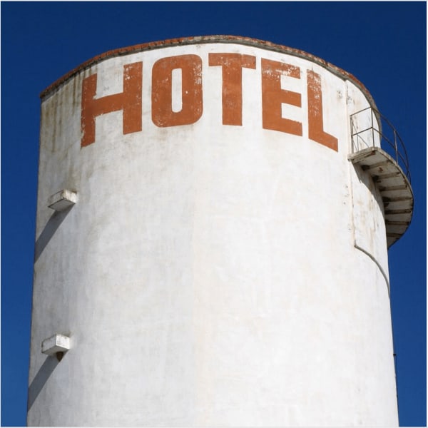 Alain Amiand, Hotel Daurada Park, Cambrils, Spain (2007) on a water-tower