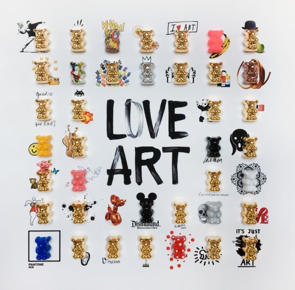 Stephane Gautier, Happy Bears Love Art, 2017