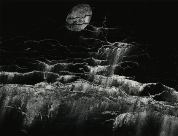Minor White, Moon and Wall Encrustations, Pultneyville, New York, 1964