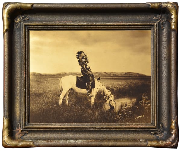 Edward S. Curtis, An Oasis In The Badlands, 1905