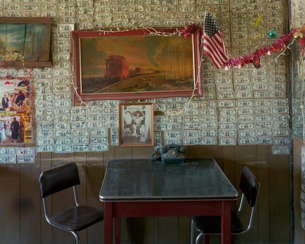 Bryan Schutmaat, Bar table, TX, 2022