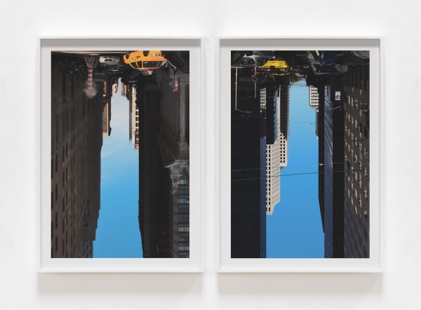 Peter Wegner, Buildings Made of Sky (NY/SF), 2023