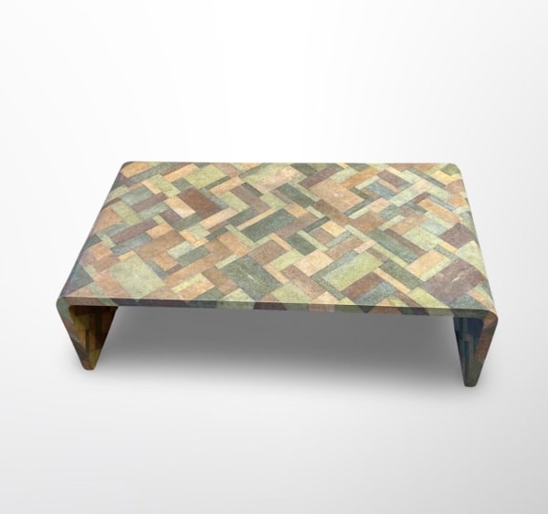 Galuchat/Shagreen Waterfall Coffee Table