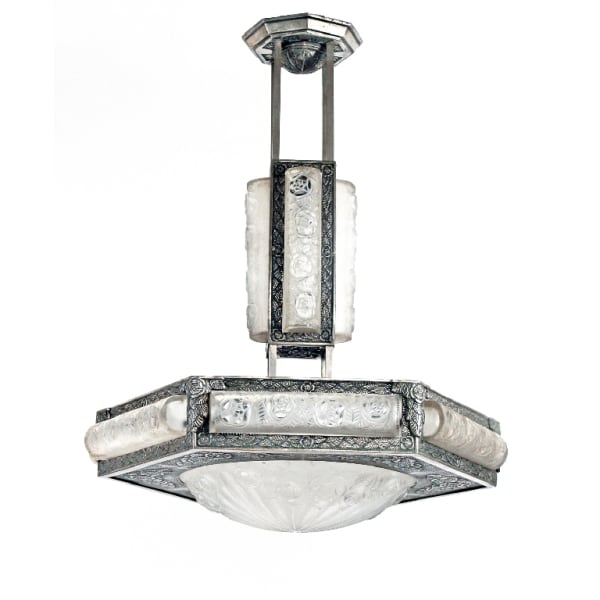 Art Deco Floral Chandelier