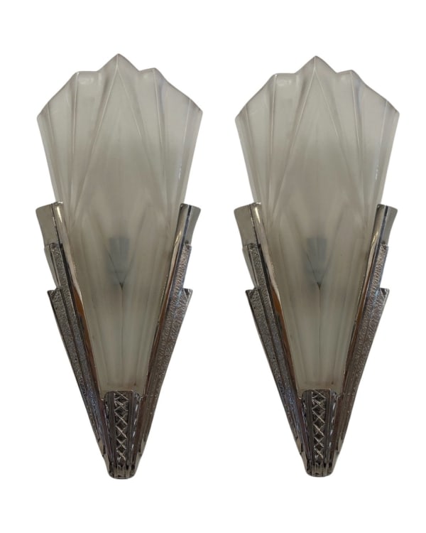 Pair of Art Deco Wall Sconces