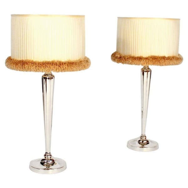 Pair of Art Deco Lamps