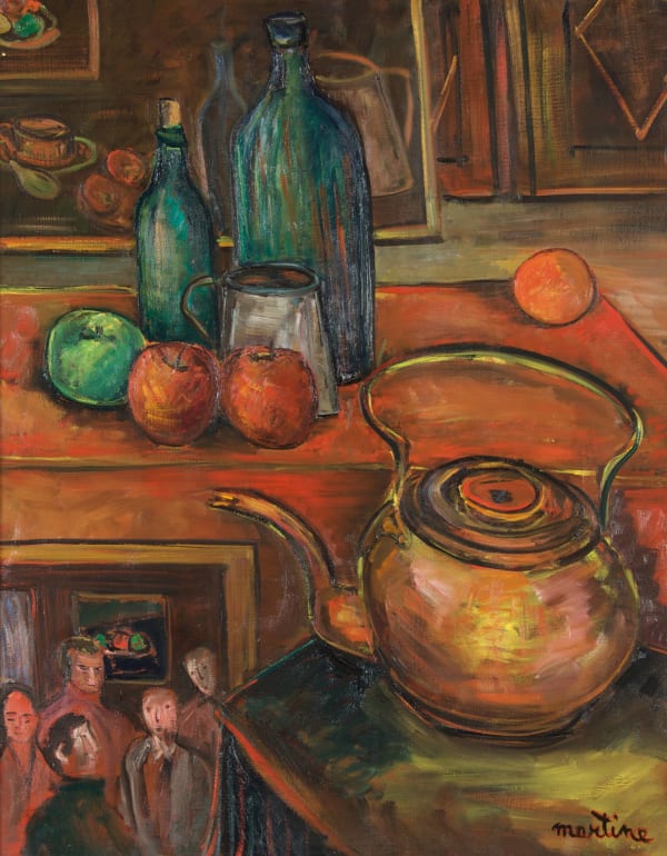 Martine Martine, La Bouilloire au premier plan, 1983