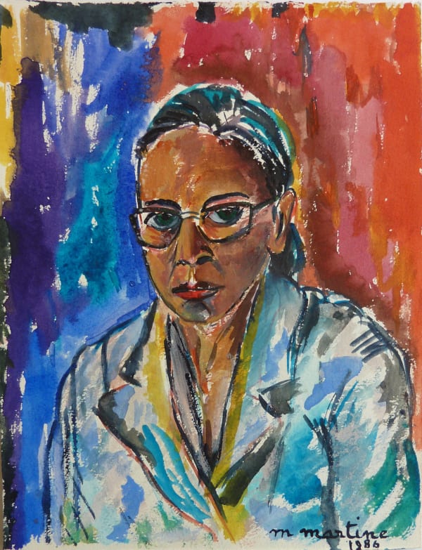 Martine Martine, Autoportrait VIII, 1986
